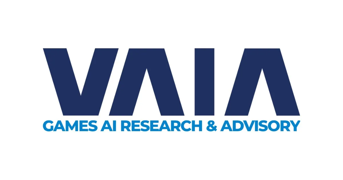 VAIA (Games AI Research & Advisory) logo from Vivrato, which published the studio AI report