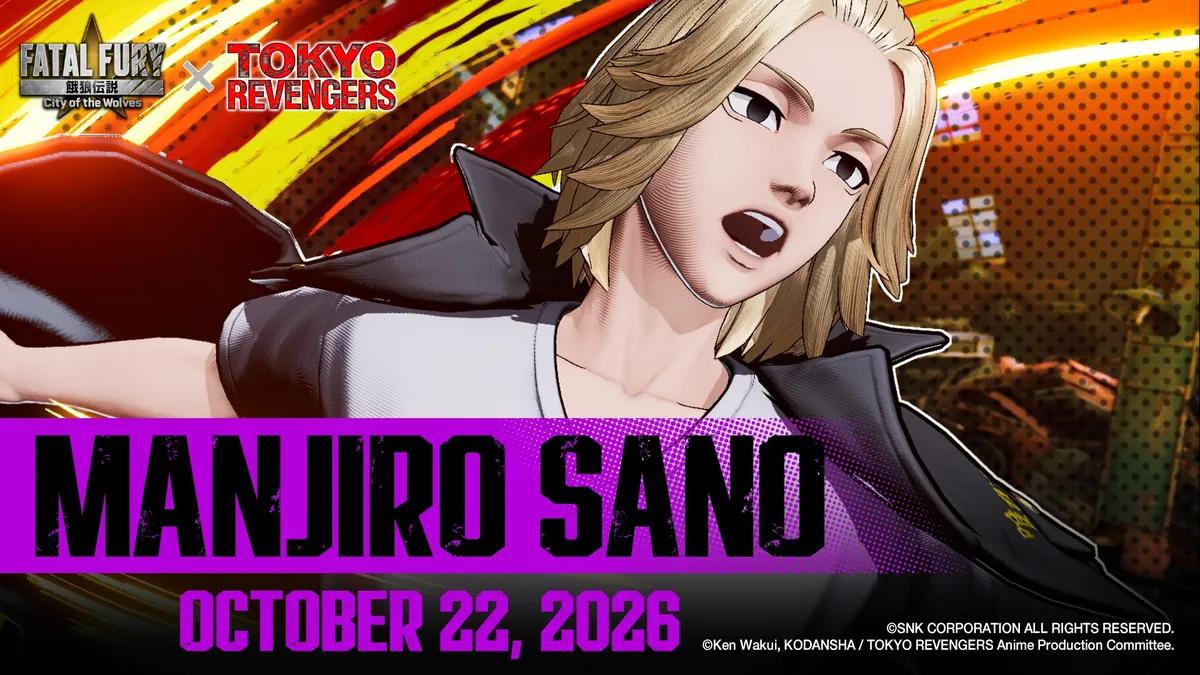 Fatal Fury: City of the Wolves art of guest fighter Manjiro Sano (Mikey) from Tokyo Revengers