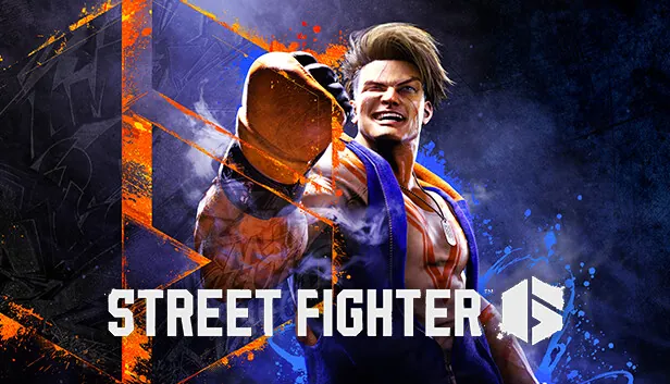 Street Fighter 6 key art of Luke raising his fist above the Street Fighter 6 logo