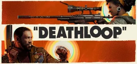 Deathloop key art, Arkane Lyon's last game, from Bethesda's Steam store page