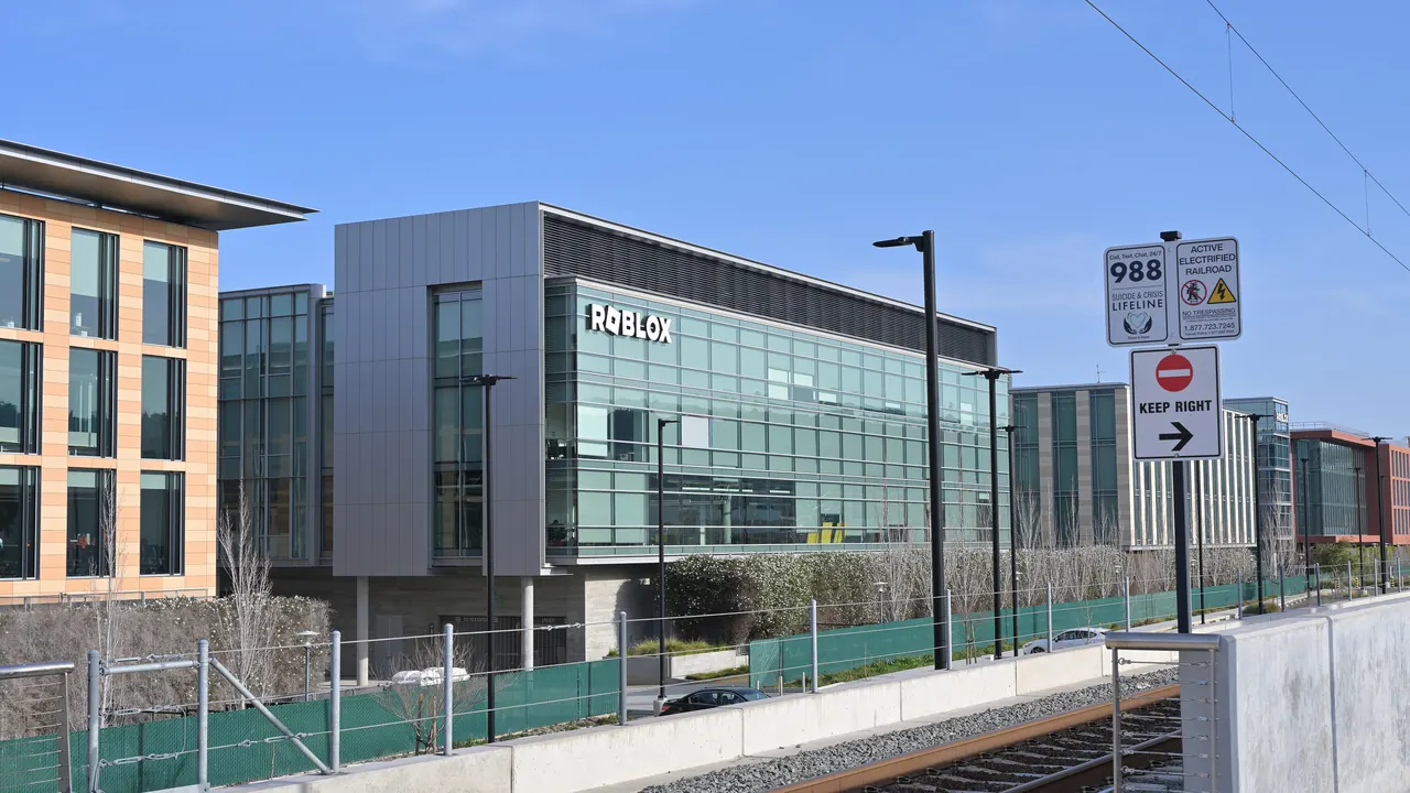 The Roblox office building in San Mateo, California